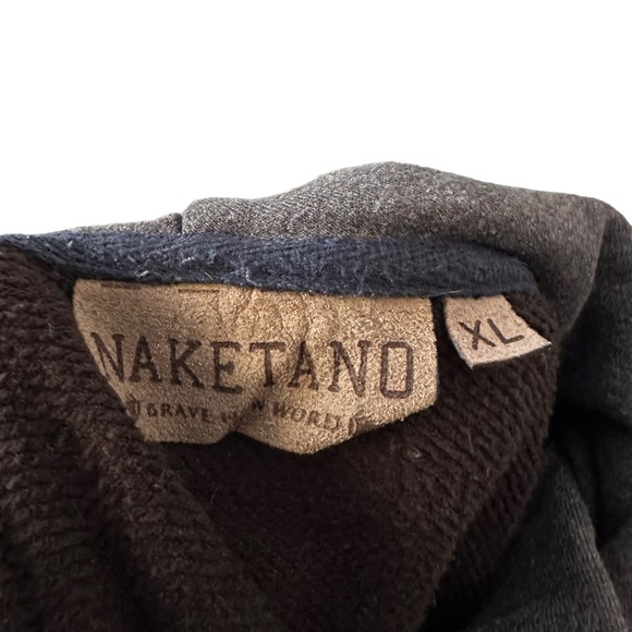Naketano | Heathered Grey Hoodie Size XL - Picture 9 of 12